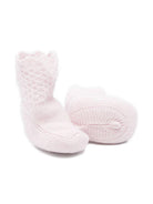 Scarpine primi passi per neonata Paz Rodríguez rosa con orlo smerlato 018-113160 37 H109 PaZ RODRIGUEZ 