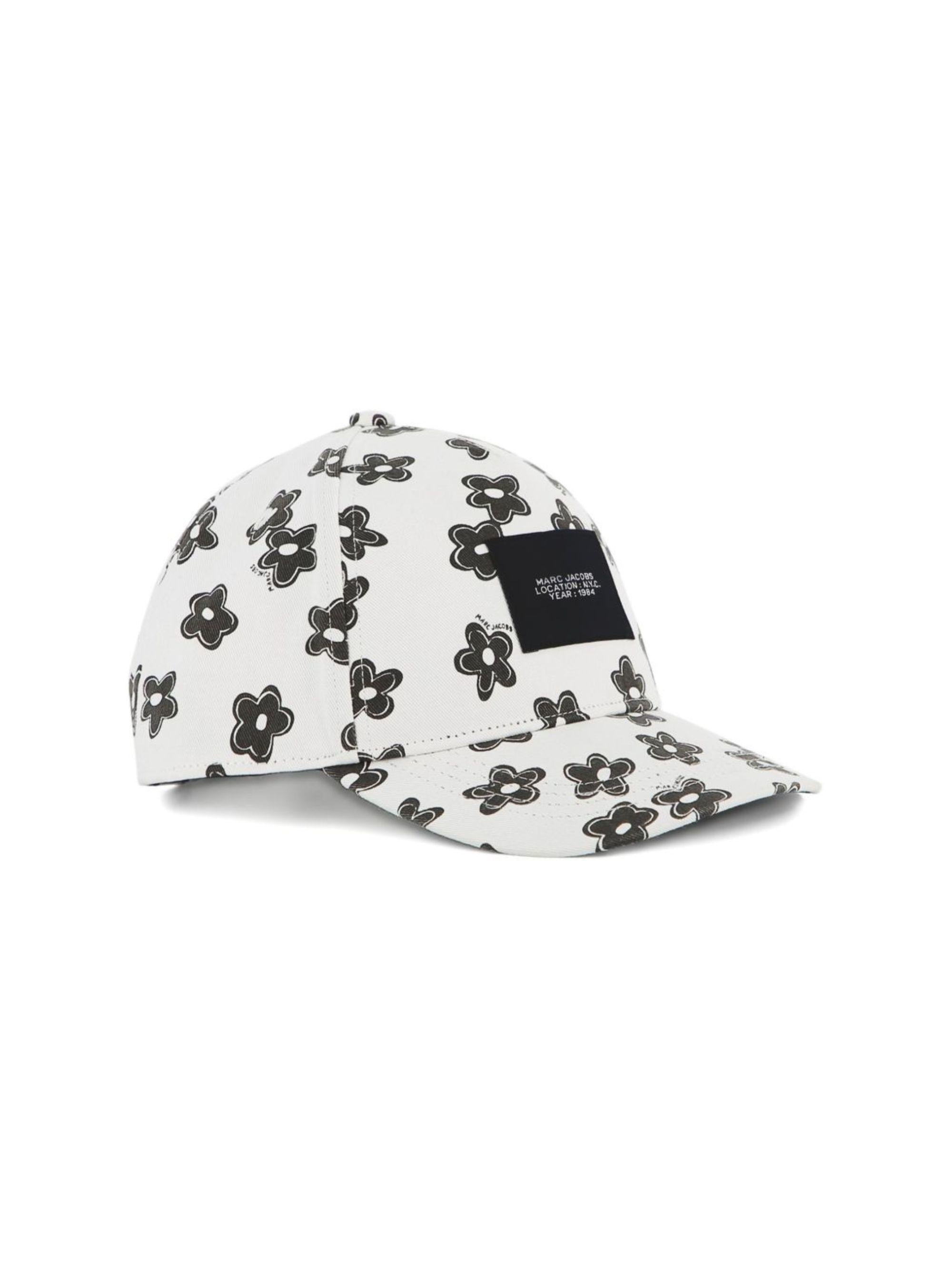 Cappello da baseball per bambina The Marc Jacobs Kids multicolore con stampa a fiori W60839 126 THE MARC JACOBS KIDS 