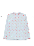 Pigiama per donna Petit Bateu Kids azzurro con stampa cuoricini all-over A0GAQ 01 PETIT BATEAU KIDS 