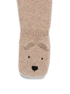 Pantaloni per neonato Donsje beige con applicazioni con facce d'orso 3039101 00176 DONSJE 