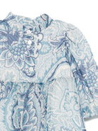 Abito per neonata Etro Kids azzurro con motivo paisley GX1020 K0244 638BL ETRO KIDS 