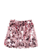 Gonna per bambina Douuod Kids rosa con decorazione con paillettes DY7A01 U0261 50R DOUUOD KIDS 