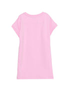 Abito per bambina Moschino Kids rosa con stampa grafica Teddy Bear HAV0EALDA25 51473 MOSCHINO KIDS 