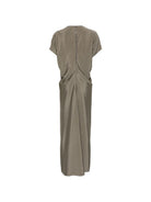 Abito per donna Alysi verde con design drappeggiato 116353 P6215 FA ALYSI 