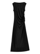 Abito per bambina Monnalisa nero con placca con logo 41G907 7231 0050 MONNALISA KIDS 