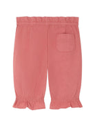 Pantaloni per neonata Bonpoint rosa con dettagli con ruches S06XPAW00003 053A BONPOINT 