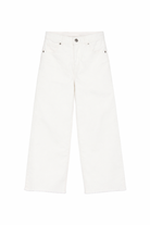 Jeans per bambina Douuod Kids bianchi con orlo sfrangiato DY6Q30 Z3702 101 DOUUOD KIDS 