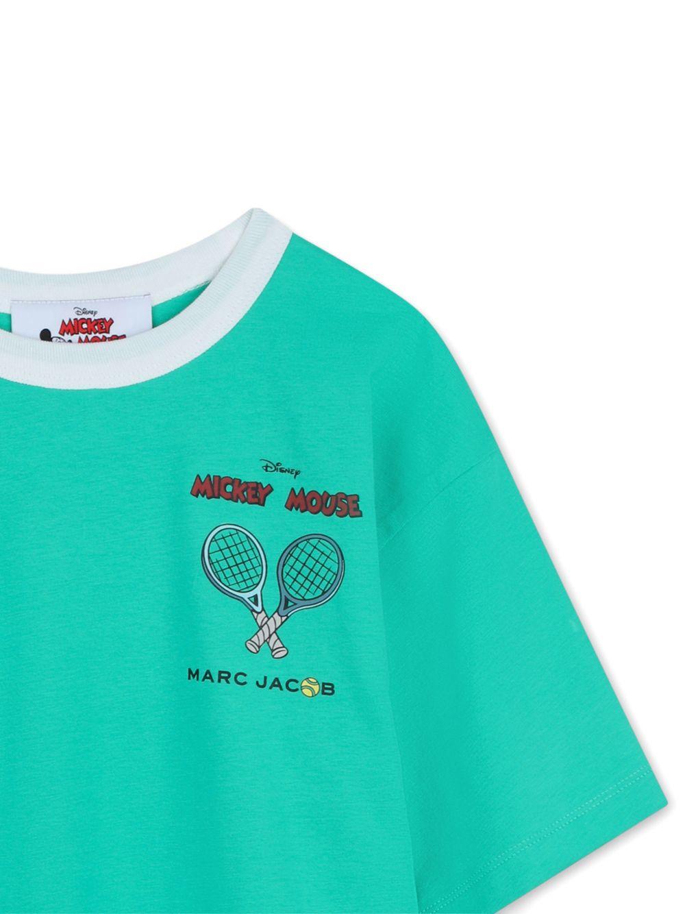 T-shirt per bambino The Marc jacobs Kids verde con dettaglio stampa W60762 73D THE MARC JACOBS KIDS 