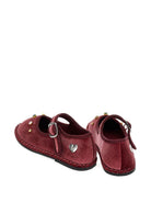Ballerine per bambina Monnalisa Kids borgogna con decorazioni in cristalli 8CH013 8781 0069 MONNALISA KIDS 