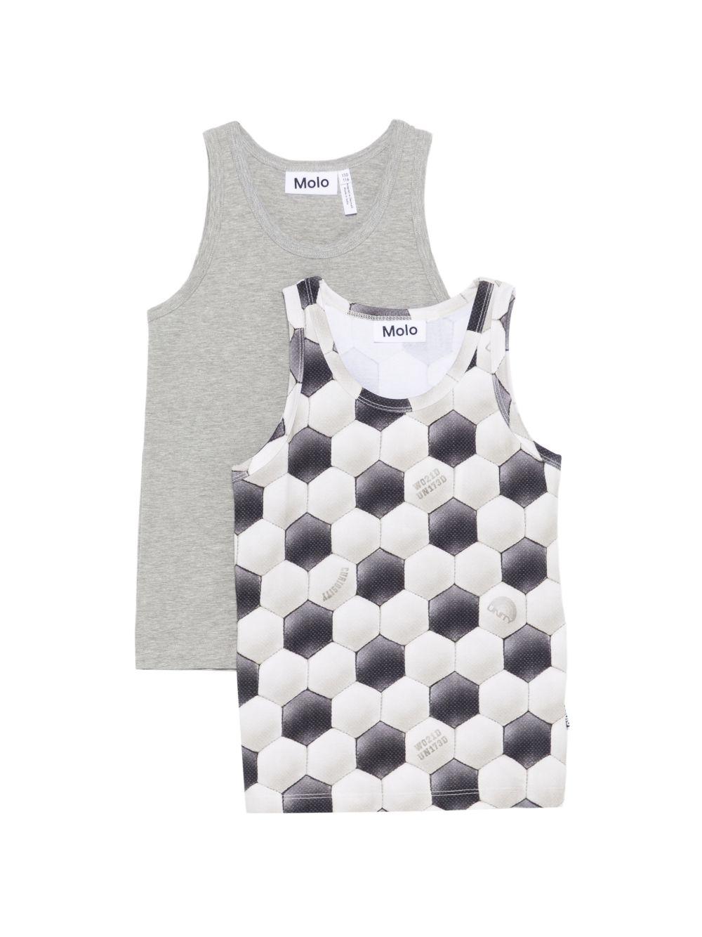 Set di 2  t-shirt per bambino Molo Kids multicolore con design diversi 1W26Q101 6253 MOLO KIDS 
