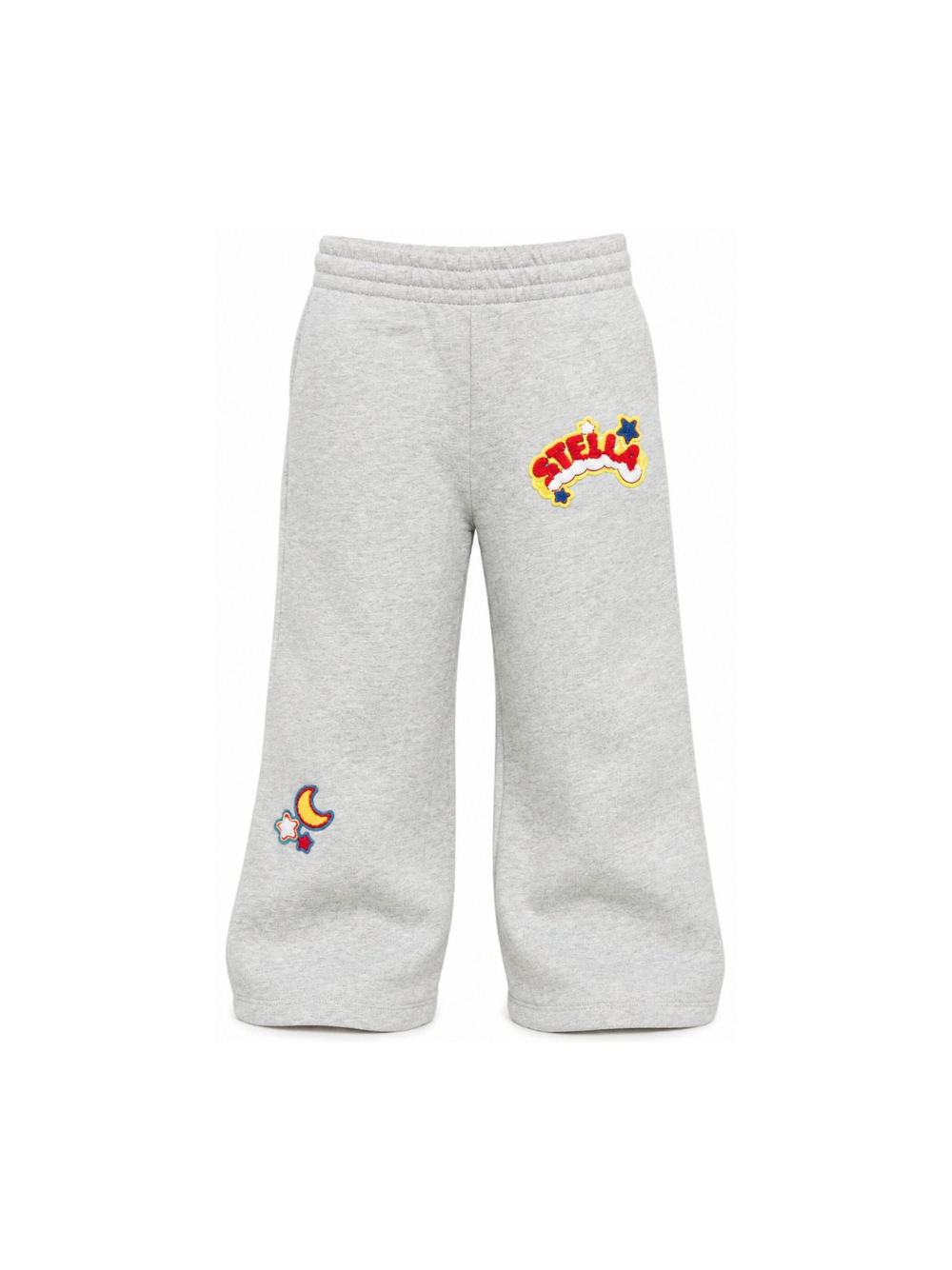 Pantaloni sportivi per bambini Stella McCartney Kids grigi con applicazioni TZ6E60 Z3059 807 STELLA McCARTNEY KIDS 