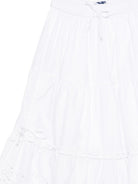 Gonna per bambina Ermanno Scervino Junior bianca con orlo svasato Z1G708 7970 0099 ERMANNO SCERVINO KIDS 