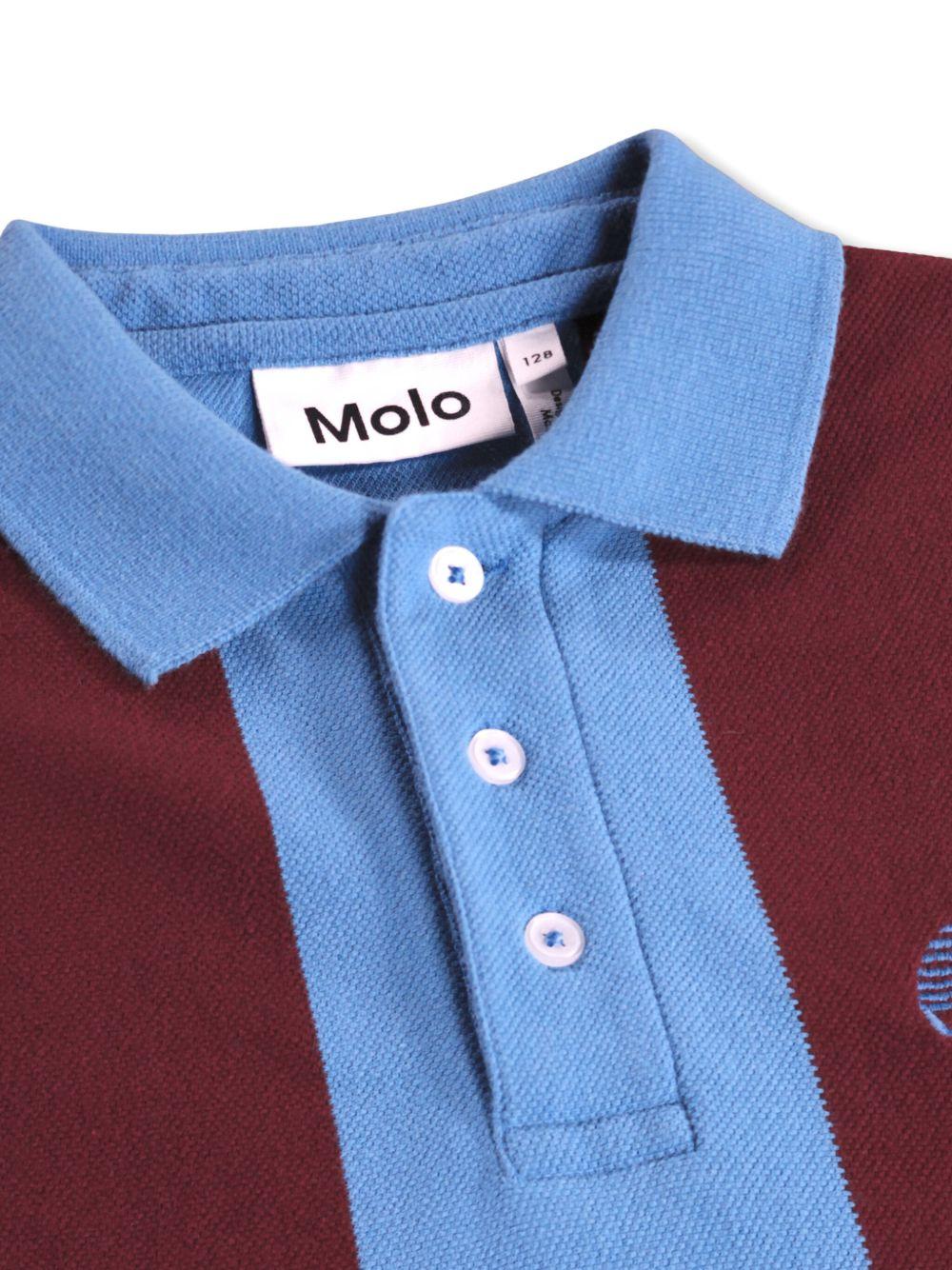 T-shirt Reyo per bambino Molo multicolore con colletto stile polo 1S26A302 9555 MOLO 