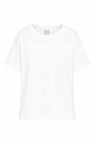 T-shirt per bambina Douuod Kids bianca con logo sul retro DY8P11 Z3708 101 DOUUOD KIDS 