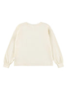 Felpa per bambina Molo beige con stampa sul davanti 2W25A405 4980 MOLO 