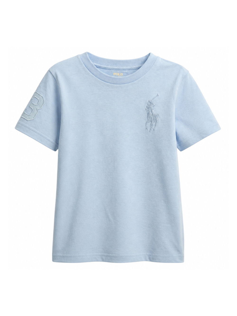 T-shirt per bambino Polo Ralph Lauren Kids azzurra con caratteristico motivo Polo Pony 322832907 505 Ralph Lauren kids 
