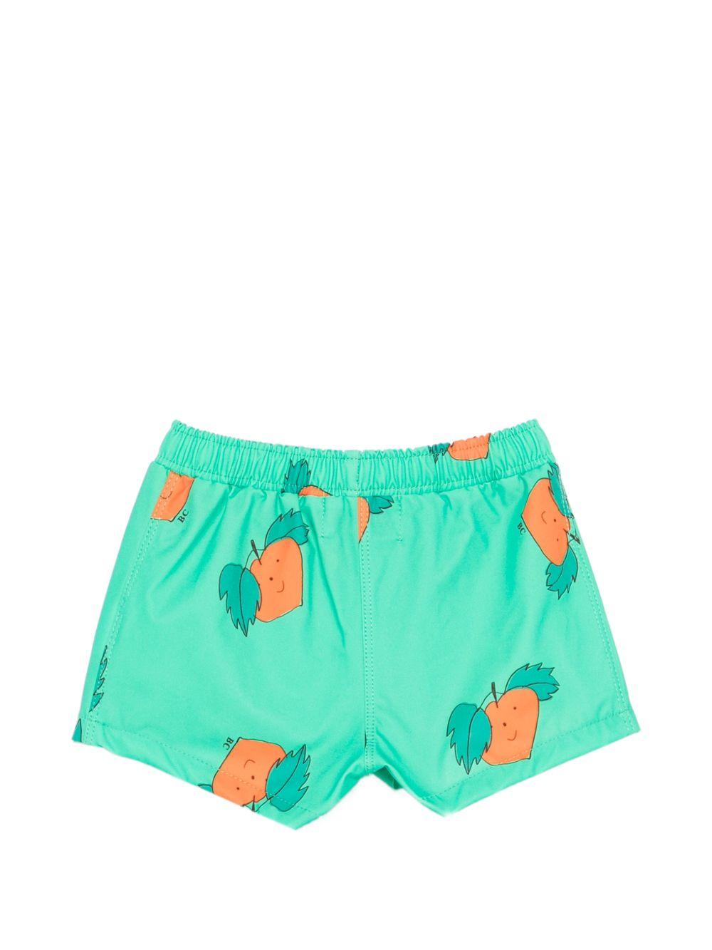 Costume da bagno per neonato Bobo Choses verde con stampa grafica all-over B126AB107 311 BOBO CHOSES KIDS 