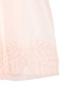 Abito per bambina Mi Mi Sol rosa con ruches e ricami MFAB771LUTS1117 SAL MIMISOL KIDS 