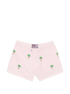 Costume per bambino MC2 Saint Barth Kids rosa con motivo a righe verticali JEA00 11 02173L MC2 ST. BARTH KIDS 
