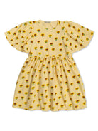 Abito per bambina Bobo Choses Sunflower giallo con stampa girasole B125AC090 199 BOBO CHOSES 