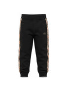 Pantaloni sportivi per bambino Burberry Kids nero in cotone 8108051 A1189 BURBERRY KIDS 