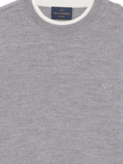 Maglione per bambino Paul & Shark Kids grigio con bordi a contrasto WUW005LHE88 60901 PAUL & SHARK KIDS 