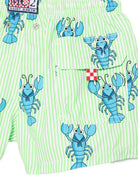 Costume per bambino MC2 Saint Barth Kids verde con stampa aragoste all-over JEA0001 02041L MC2 ST. BARTH KIDS 