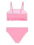 Bikini per bambina Billieblush rosa con stampa grafica U22157 499 BILLIEBLUSH KIDS 