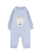 Tuta intera per neonato Gensami kids blu con applicazione TU-ALP-WE SKY BLUE GENSAMI 