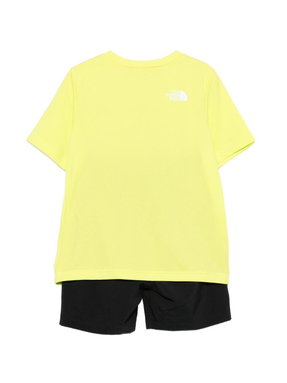 Completo per neonato The North Face Kids verde con dettaglio logo NF0A8FYS WIT1 THE NORTH FACE KIDS 