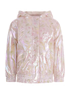 Giubbino per bambina Bonpoint rosa con stampa ciliegie S06GOUW00004 625 BONPOINT KIDS 