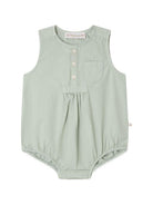 Body per neonati Bonpoint verde con taschino sul petto C06OOVW00001 041C BONPOINT KIDS 