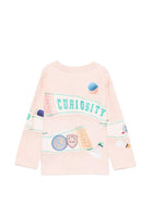 T-shirt bambina Molo Kids rosa con stampa grafica animale 2W26J214 5801 MOLO KIDS 