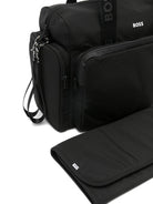 Borsa fasciatoio per neonati Boss Kidswear nero con tracolla staccabile J53107 09B BOSS KIDS 