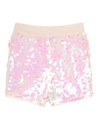 Shorts per bambina Billieblush rosa con decorazione a paillettes U21880 111 BILLIEBLUSH KIDS 
