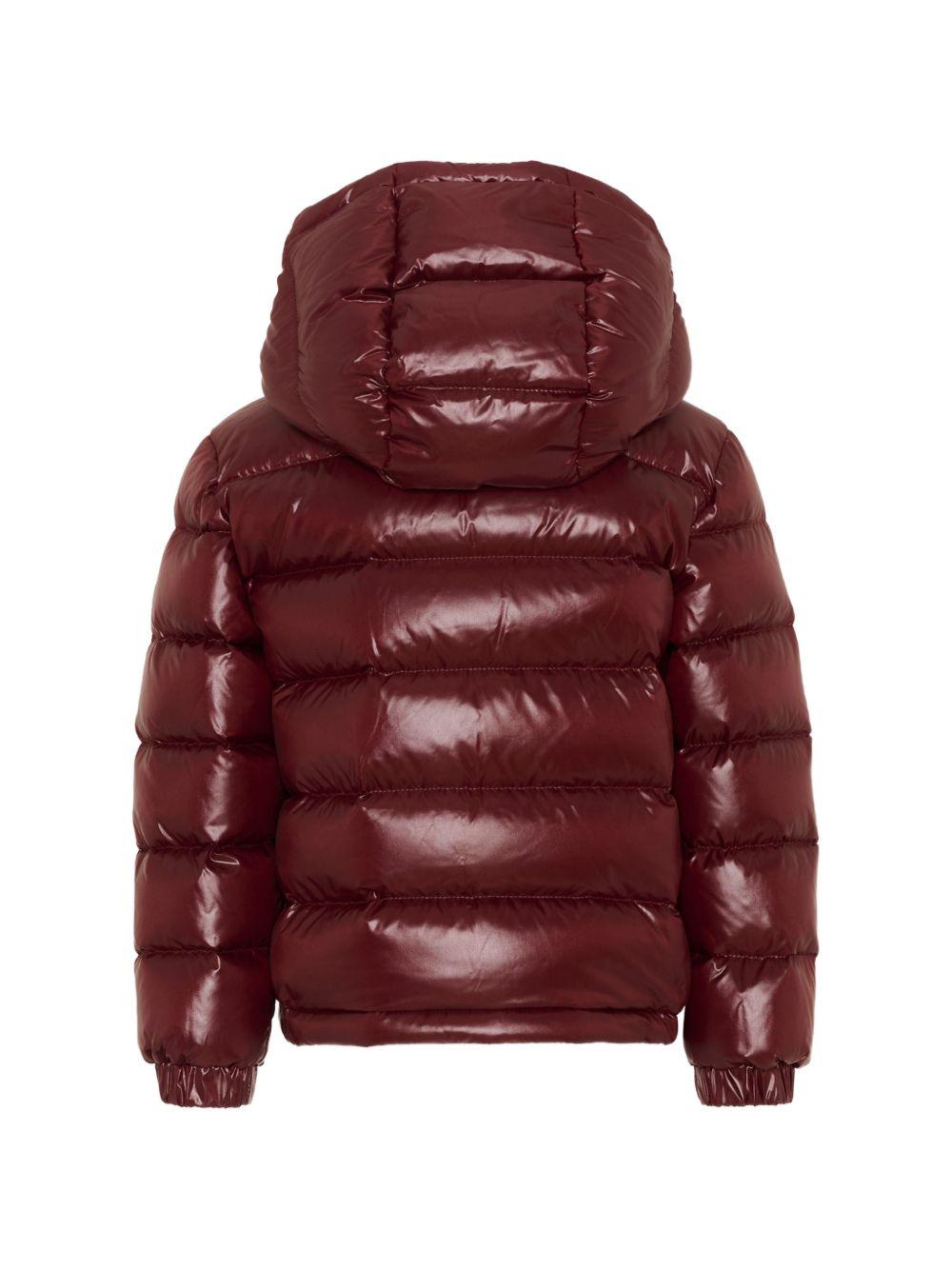 Giubbino per bambini Moncler Enfant bordeaux con design imbottito L29541A00035597Z8 464 MONCLER KIDS 
