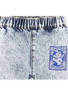 Shorts per neonato Kenzo Kids denim con vita elasticizzata K61289 Z04 KENZO KIDS 