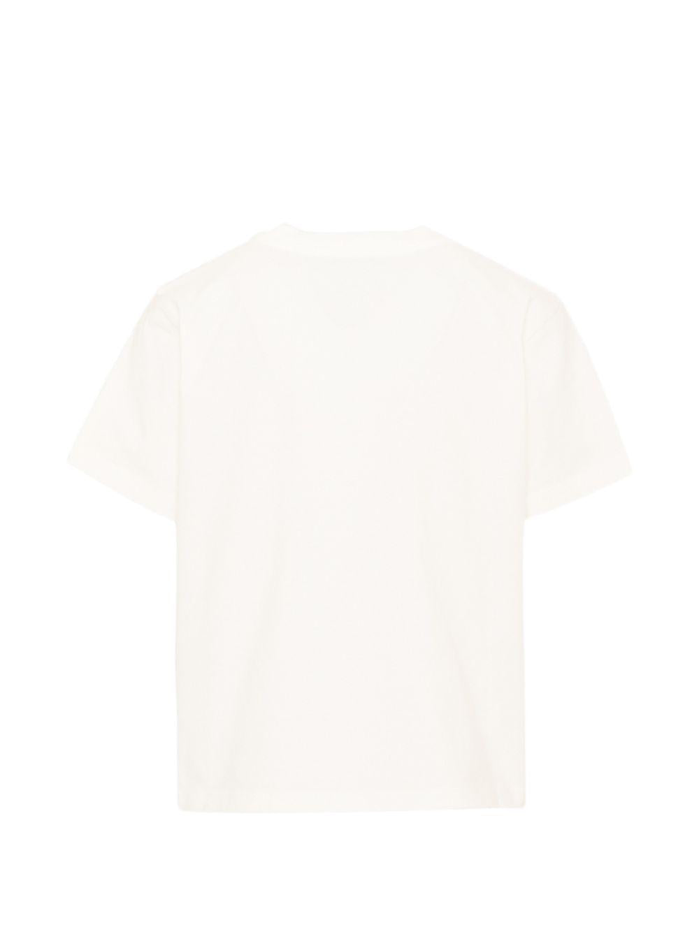 T-shirt per bambino Bonpoint bianca con stampa grafica W06BTSK00001 102 BONPOINT KIDS 