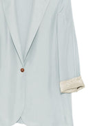 Blazer per donna Alysi azzurro con dettagli testurizzati 116808 P6003 CIE ALYSI 