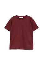 T-shirt per bambino Paolo Pecora Kids rosso ciliegia con maniche corte PP4219 CHERRY PAOLO PECORA KIDS 