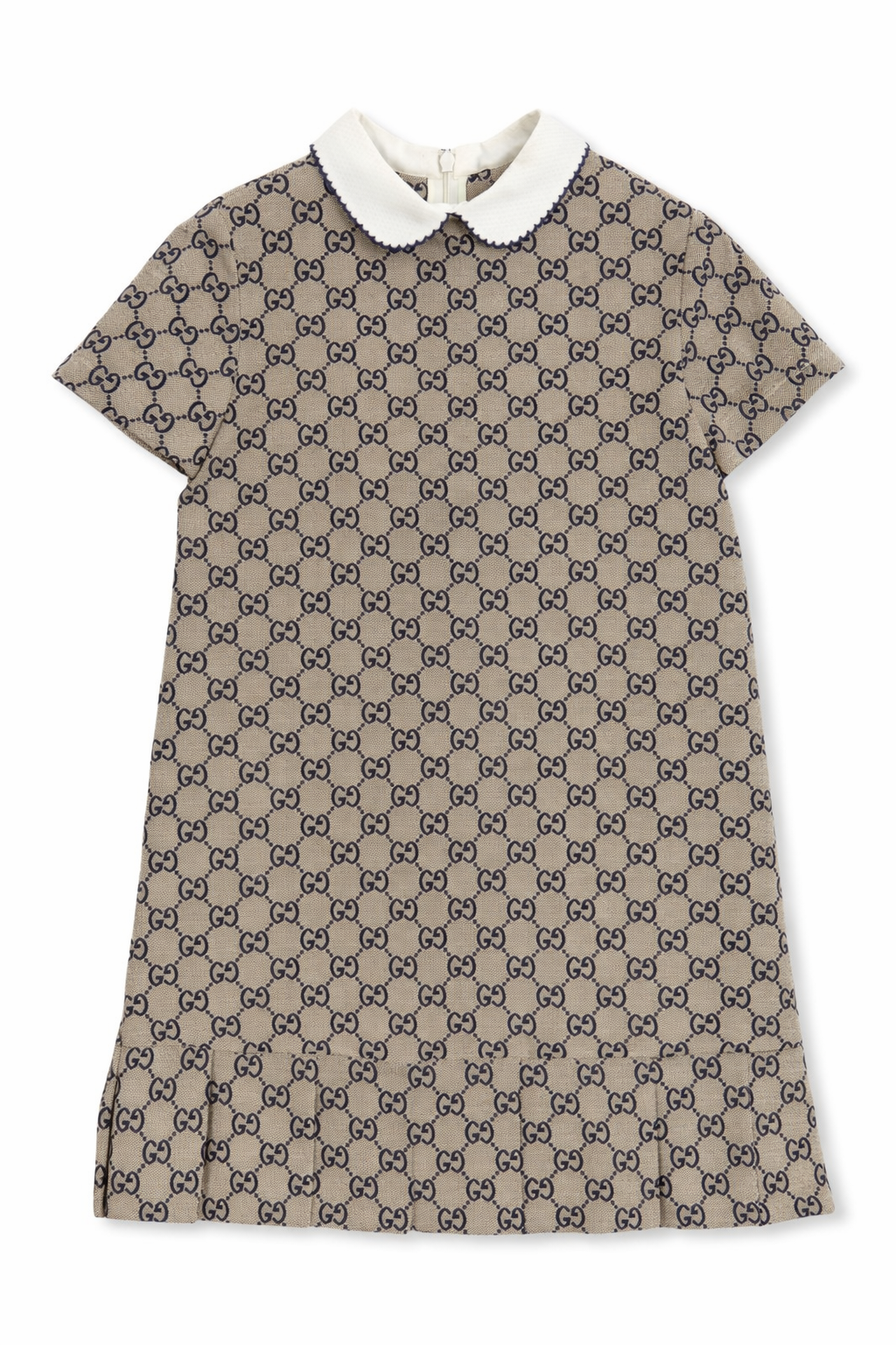 Abito per bambina Gucci Kids beige con stampa logo all-over 798380XWA2M 9118 GUCCI KIDS 