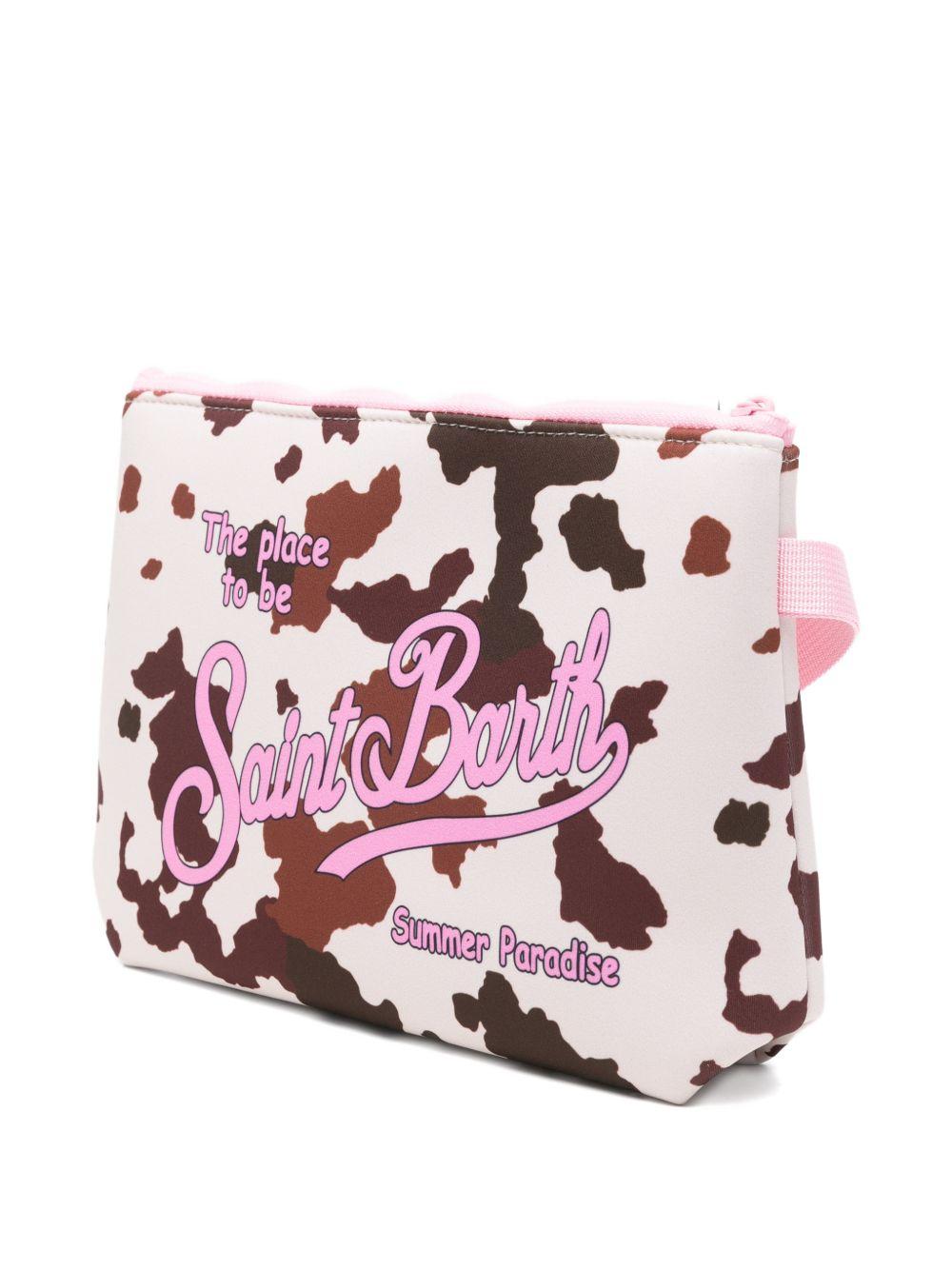 Pochette Aline MC2 Saint Barth animalier con stampa logo sul davanti ALI0021 00274L MC2 ST. BARTH KIDS 