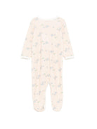 Tutina per neonato Petit Bateau arancione con stampa animali all-over A0FXH 01 PETIT BATEAU KIDS 