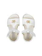 Sandali con placca logo D20082 A1328 87682 DOLCE & GABBANA KIDS 