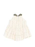 Abito per neonata La Stupenderia beige con design a strati 2TJAB88 T77 LA STUPENDERIA KIDS 