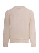 Cardigan per bambino Emporio Armani Kids beige con texture traforata EB001221 AF23412 U0007 EMPORIO ARMANI KIDS 