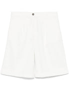 Shorts per donna Merci Tina bianco con due tasche diagonali laterali TINAW25PE BIANCO ROSE 