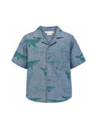 Camicia per bambino Stella McCartney Kids in denim con stampa all-over TY5P11 Z3546 606MC STELLA McCARTNEY KIDS 