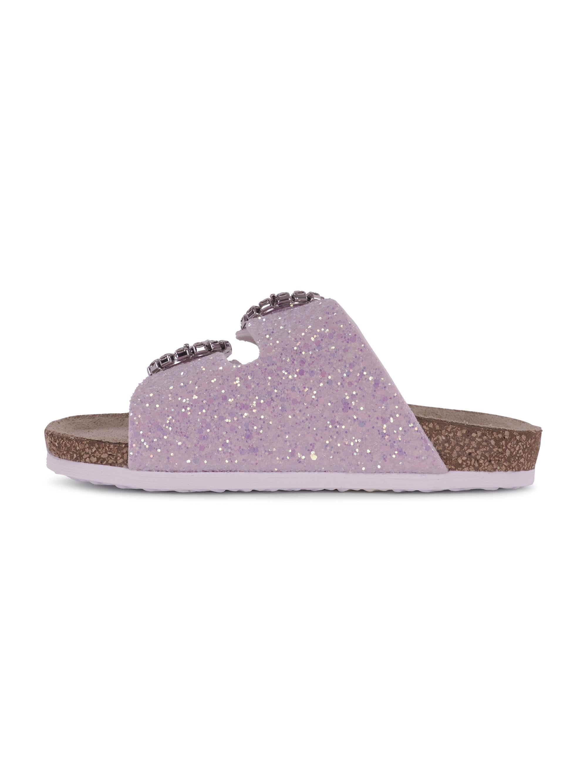 Slippers per bambina Monnalisa rosa con fibbia 87G005 7714 G091 MONNALISA KIDS 