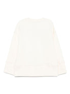 Felpa per bambina MSGM Kids bianco con logo sul davanti F5MSJGSW151 013 MSGM KIDS 